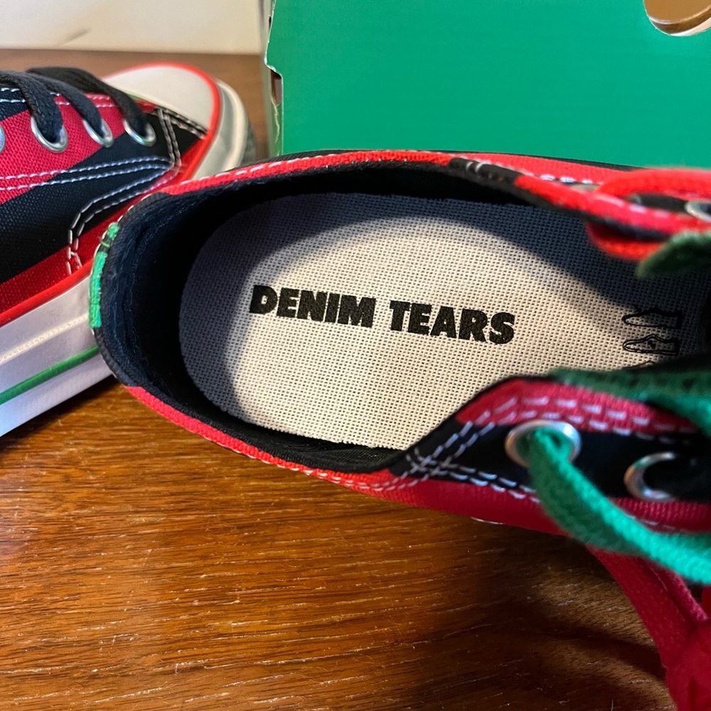 CONVERSE x DENIM TEARS Women’s Chuck Taylor All Star 70 Low Sneakers - Picture 4 of 9